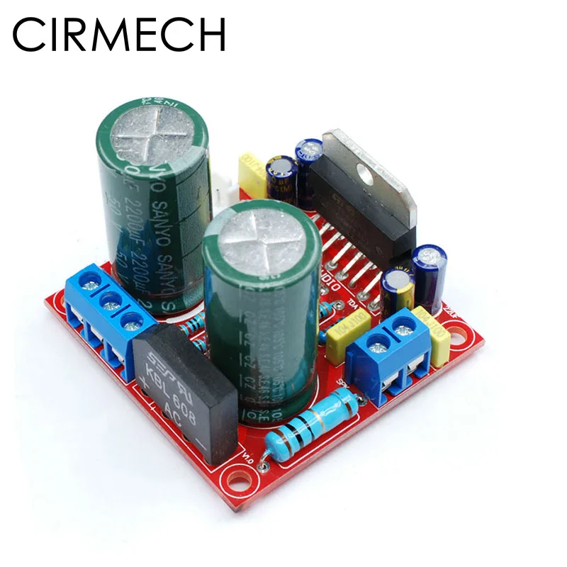 Одноканальная Плата усилителя звука CIRMECH TDA7293 100 Hi Fi для сборки и комплект