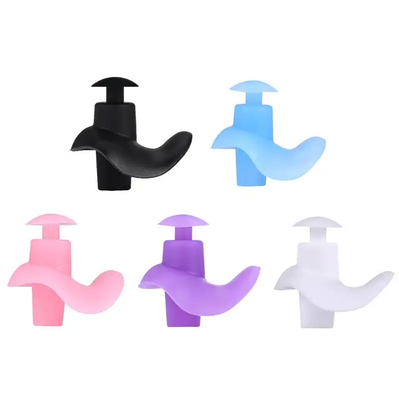

Waterproof Earphone Silicone Anti-Noise Swimming Diving Sports Spiral Earplugs Headphones Ear Plugs Water Sports Equipment
