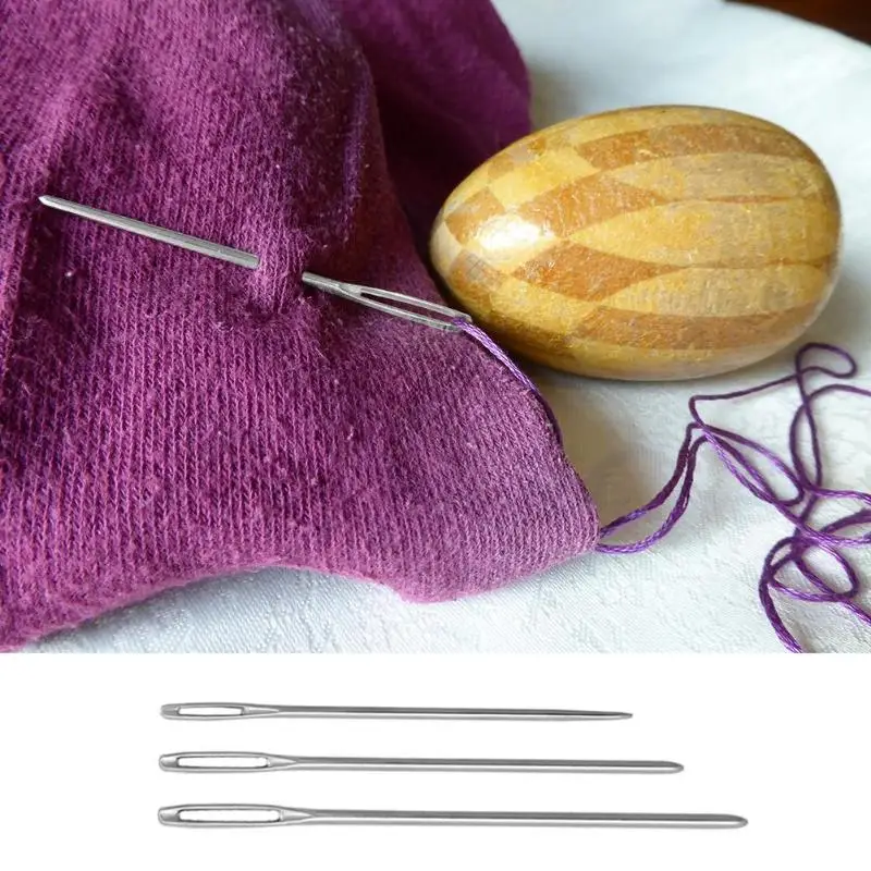 

9/12/18Pcs/set Large Eye Needles Hand Sewing Needle Cross Stitch Embroidery Tapestry Home Wool DIY Sewing Accessories