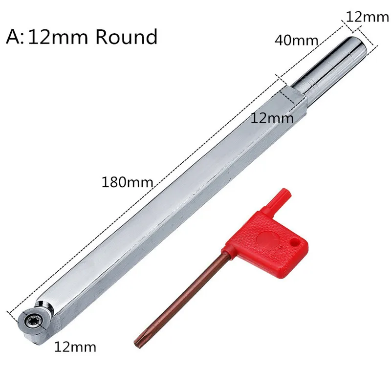 

6 Types Square Shank Wood Turning Tool Carbide Insert Cutter/Auminum Alloy Handle Wood Lathe Tool High Quality