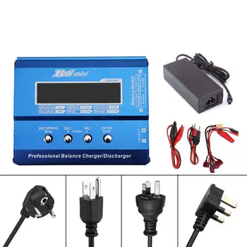 

LEORY iMAX B6 Mini 80W 5A DC Battery Balance Charger XT60 Plug with Power Supply Balance Charger Discharger for RC Helicopter