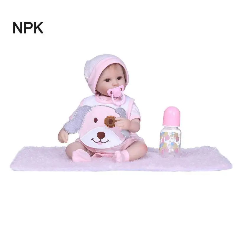 NPK моделирование Reborn Baby Dolls малыш Reborn Doll игрушки для детей силиконовые восхитительные реалистичные спящие успокаивающие Playmate