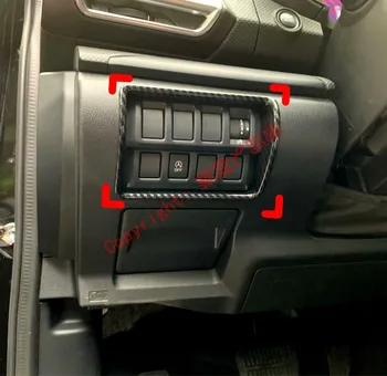 

Carbon Fiber Style Interior HeadLight Switch Control Cover Trim For Subaru Forester SK 2018 2019