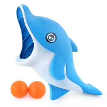 

Cartoon Shark Dolphin Ejection Butt Ball Animals Launch Bouncing Parent-Child Toy Interactive Children'S Creative Hands-On Toys