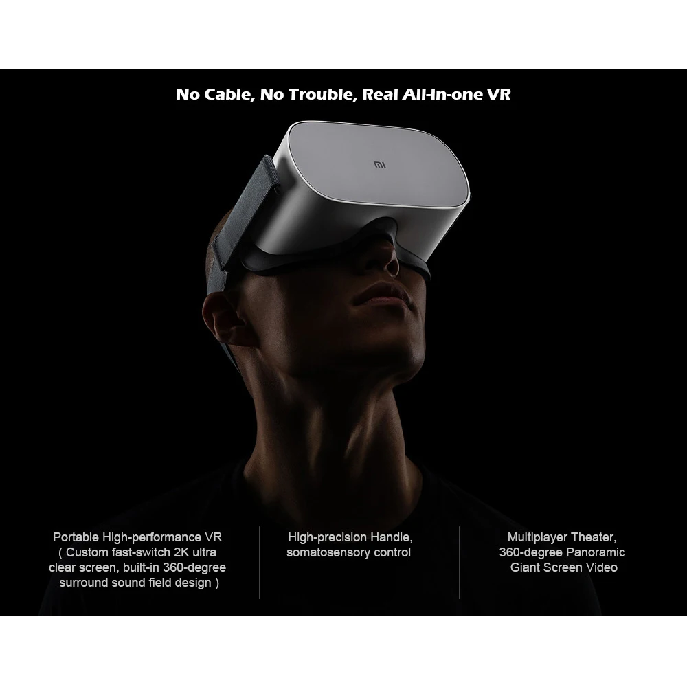 Оригинальный Xiaomi Mi 3D VR очки автономная Виртуальная реальность гарнитура с 72 Гц