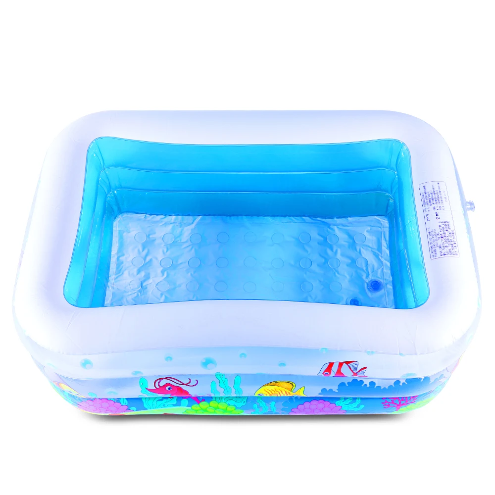 

Indoor Children'S Swimming Pool Inflatable Float Swim Cushion Mat Thickening PVC Cute Creative Fishes Patterns Swimming Pool