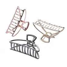 Модные металлические элементы женские заколки для волос бабочка когти шпильки для волос головной убор парикмахерские принадлежности заколка для волос