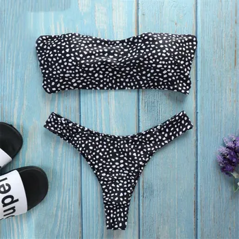 

Meihuida Women's Swimsuits Suit Swimsuit Bikini 2019 Women Summer Beach Bikini Sets Ladies 2 PCS Holiday High Waisted Swimsuit