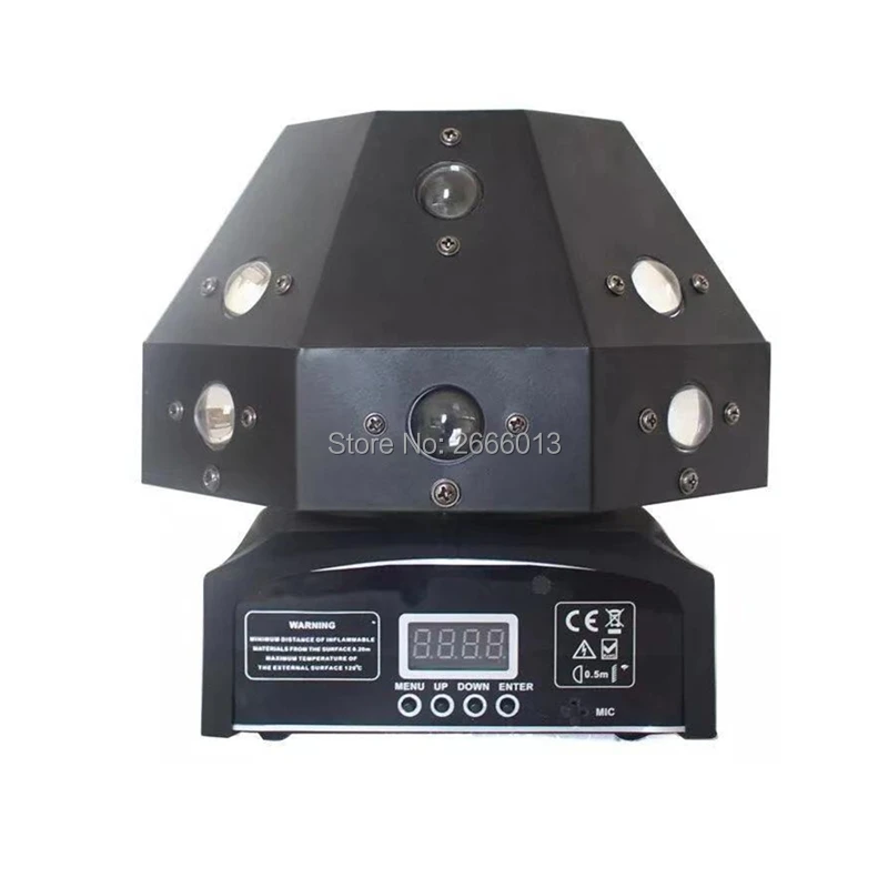 Профессиональный мини 16x3 Вт RGBW светодиодный светильник+ зеленый лазерный светильник DMX512 со звуковым управлением светодиодный сценический светильник с подвижной головкой для бара