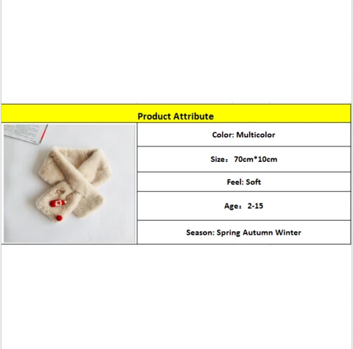 FOCUSNORM теплый зимний весенний шарф-кольцо для детей, Детский Рождественский дизайн, теплый воротник для девочек, рождественский подарок, стильный шарф для малышей
