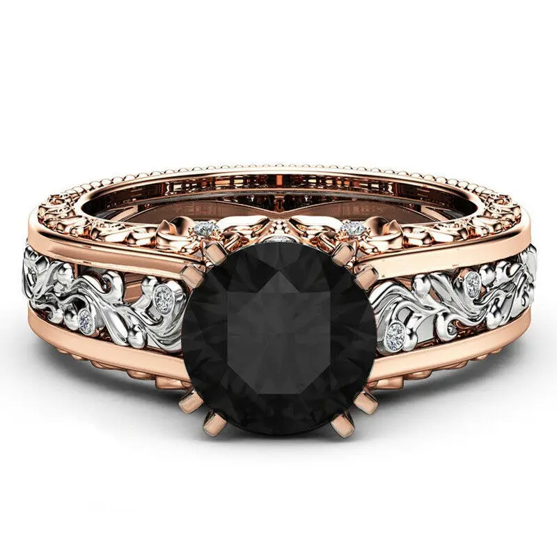 Новое модное женское горячее обручальное кольцо серебряного цвета ювелирные изделия Свадебные Размеры 6-10