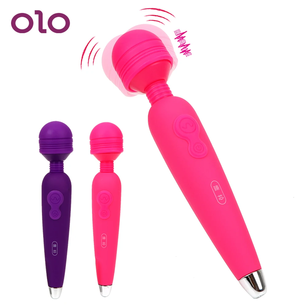 OLO G-spot массажер вибратор Стимулятор клитора сильная вибрация AV волшебная палочка