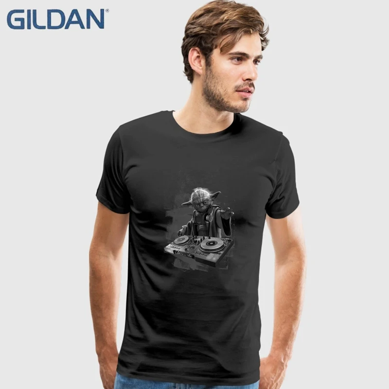 Star Wars Yoda T Shirt Men's Designed Short-Sleeve Father's Day Custom Undershirt Tshirts | Мужская одежда