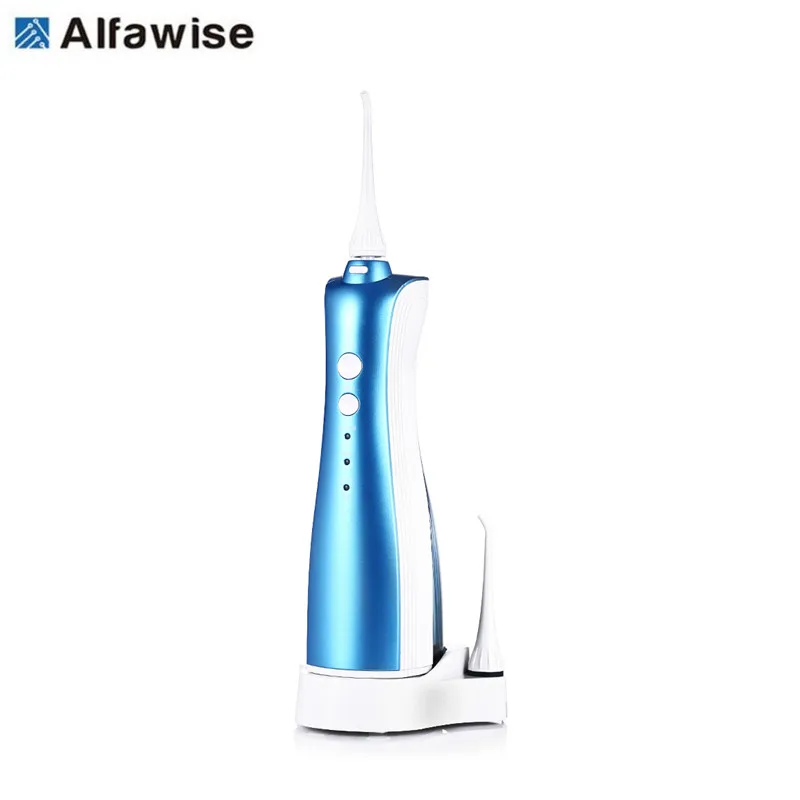

Alfawise RST5015 Water Flosser Oral Irrigator IPX7 Waterproof 2 Minutes Timer Rechargeable Cleaner