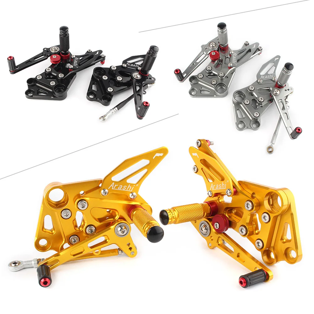 RC390 Duke Adjustable Motorcycle Rearset Footpegs Rear Sets Foot Pegs