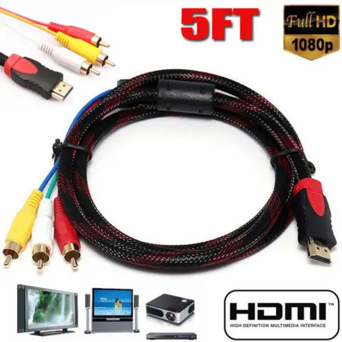 Кабель удлинитель hdmi 3rca 1 5 м футов 3 rca|Кабели VGA| |