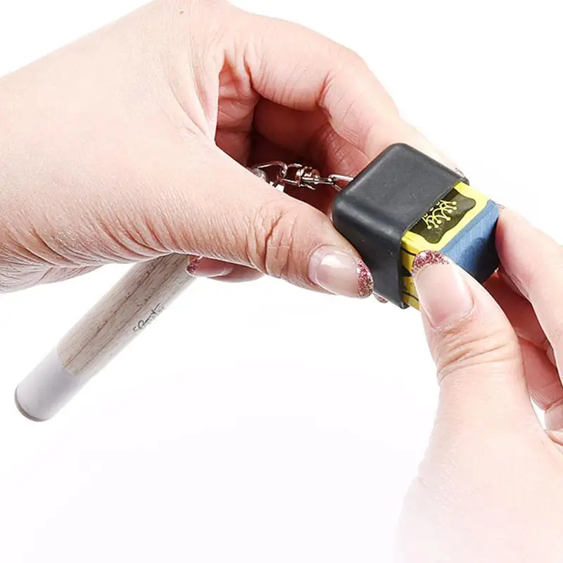 Практичный Новый 2 в 1 держатель Pricker Cue Tip Prep карманный бассейн мел Настольная