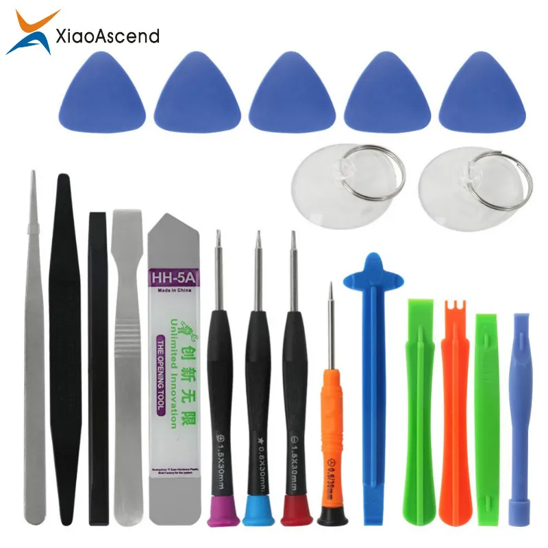 

21 in 1 Electronic Repair Mobile Opening Tool Kit Screw Driver Set Spudger for Mobile Camera Watches Repairing