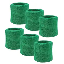 6 шт мужской женский наручный спортивный Напульсник для бега, тренажерного зала, упражнений, футбола и многого другого