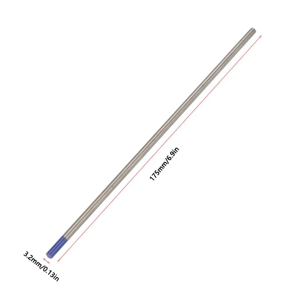 Tig сварочные вольфрамовые электроды 2% Yttriated 3,2x175 мм(WY20 синий) 10-Pack Tig вольфрамовый синий 1 коробка