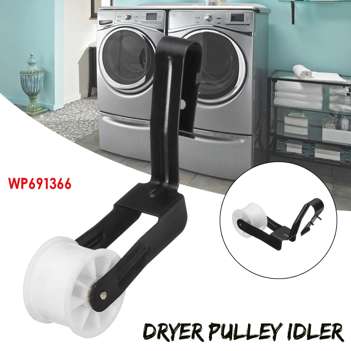 

Dryer Pulley Idler For Whirlpool WP691366 691366 PS11743765 AP6010582