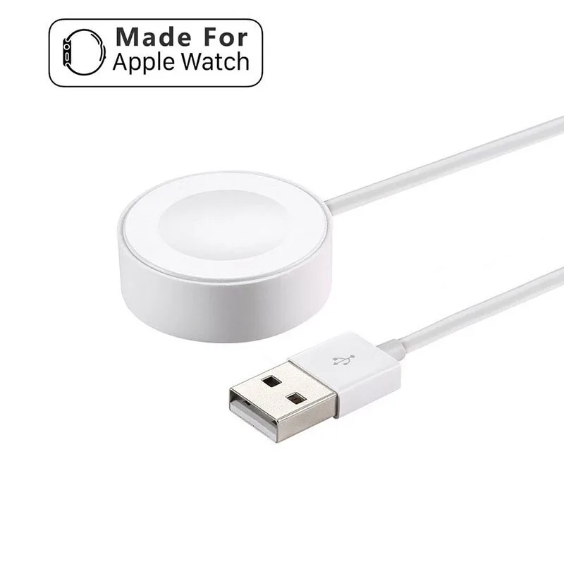 سريع شاحن لاسلكي شاحن سيارة شاحن يو اس بي USB المغناطيسي ل iWatch سلسلة 1/2/3/4 سريعة تهمة ل أبل ووتش شاحن