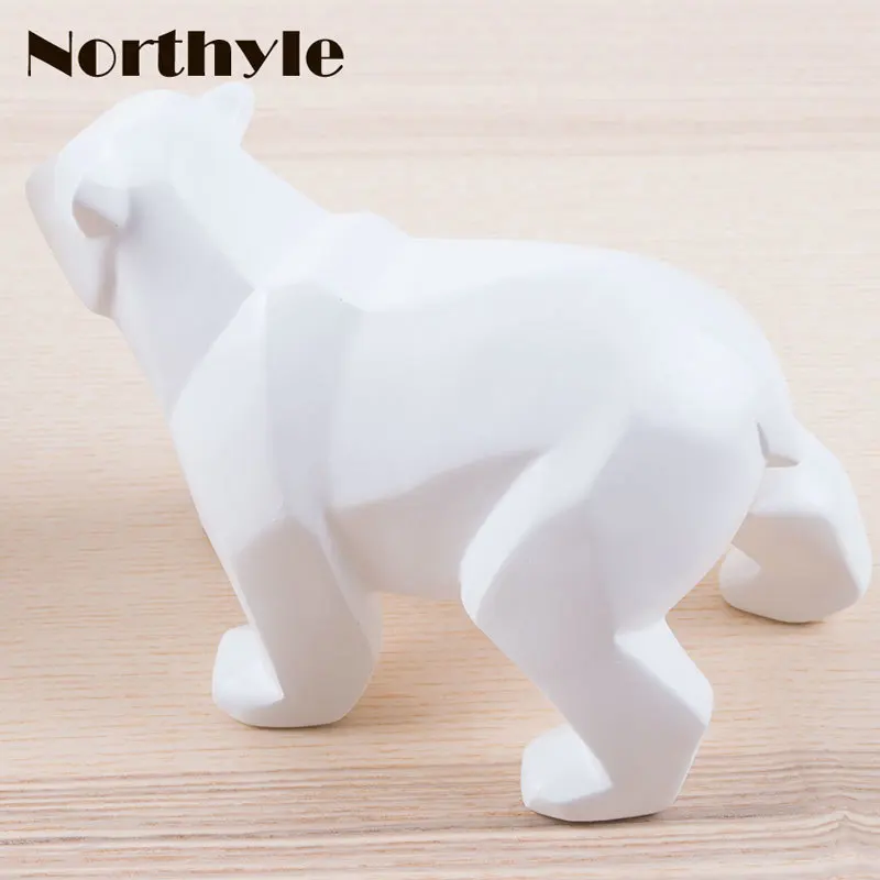 Бумага складной смолы Polar Bear фигурка украшение дома подарок для Домашний Декор