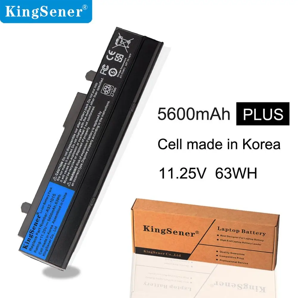 Аккумулятор для ноутбука ASUS Eee PC 1015 1016 1015P 1016P 1015PE 1215 1015PEM 11 25 V 5600mAh/63WH|Аккумуляторы