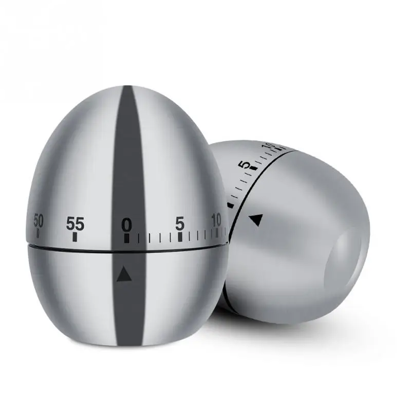 

Zerodis Stainless Steel Boild Egg Shape Alarm Timer Cooking Tool Kitchen