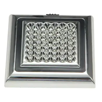 

42 LEDs White Car Reading Lamp 12v Car Interior Dome Light Auto Roof Ceiling Lamp Voiture Decoration Lights silver Car styling