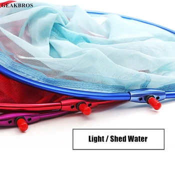 

Detachable Fishing Nets Light Non-stick Water Fish Net Quick-drying Fishing Tools Mesh Hole Depth Alloy Folding Landing Dip Net