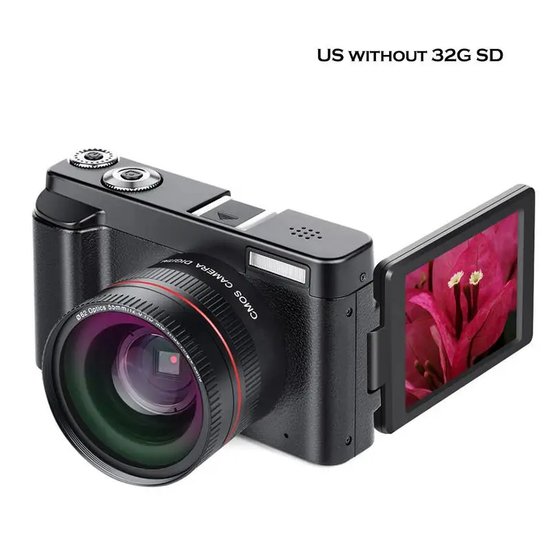 Цифровая видеокамера экран 3 0 дюйма HD 1080P с широкоугольным объективом Wi Fi
