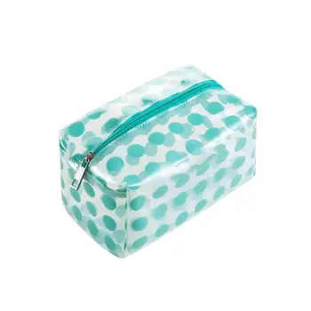 

1PC Zipped Waterproof Transparent Makeup Cosmetic Toiletry Storage Pouch Organizer Bag for Daily Use Travel
