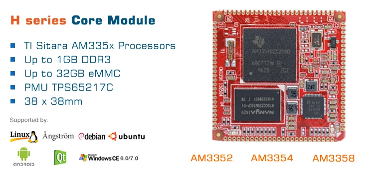 Модуль AM3354 с ядром eMMC макетная плата AM335x AM3358 BeagleboneBlack AM3352 встроенный linux POS
