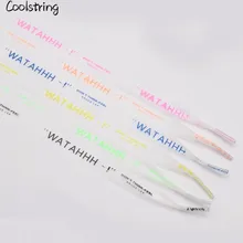 Coolstring 15 мм Шелкография WATAHHH универсальные шнурки для обуви ПВХ шнурки Аксессуары для одежды прозрачная матовая лента шнурки