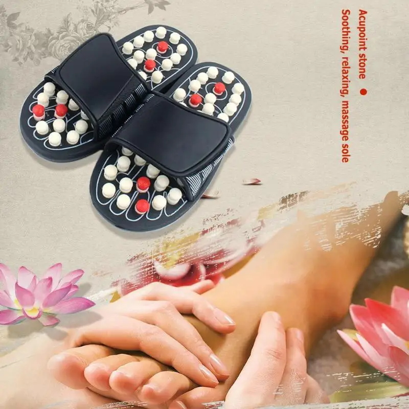 1 Pair Foot Massage Slippers Reflexology Sandals Feet Acupuncture Therapy Massager Shoes Feet Care 1 Pair Foot Massage Slippers Reflexology Sandals Feet Acupuncture Therapy Massager Shoes Feet Care