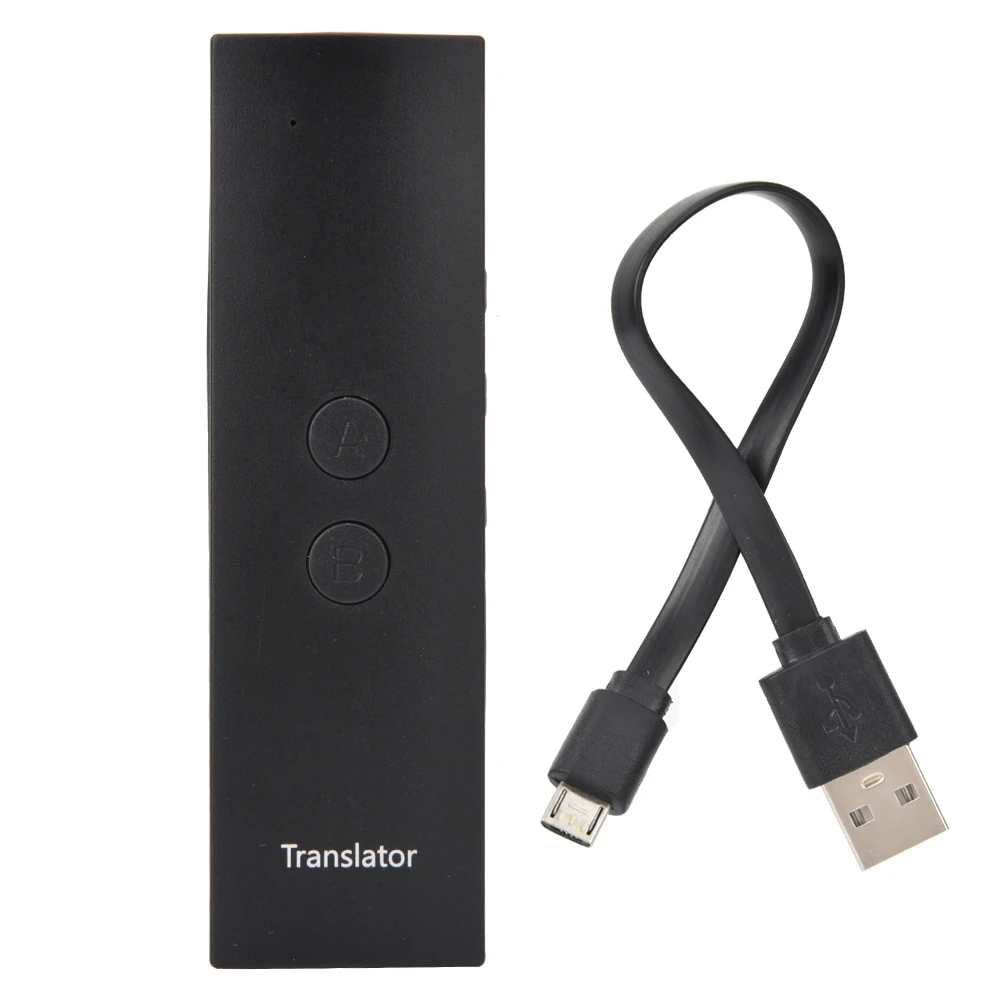 

Taducteur Vocal T6 Intelligent Translator Two-Way Real Time Multi-language Interpretation Translator(Black) Instant