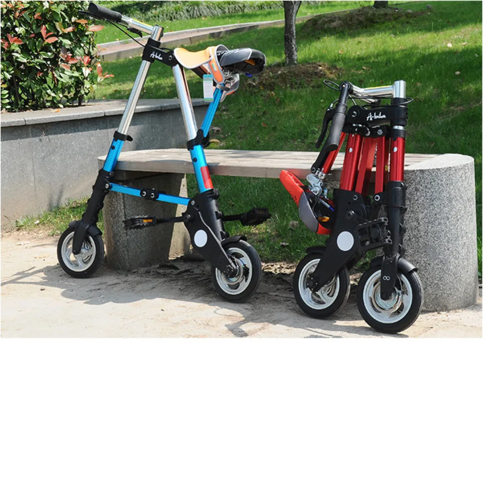 Sale New Xfront Abike Unisex 8 Inch Wheel Mini Ultra Light Folding Bike Subway Transit Vehicles Road Bicycle Outdoor Sports Bicicleta 5