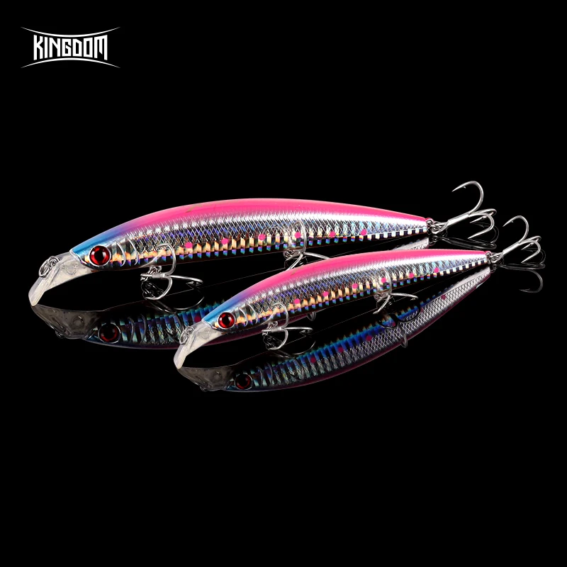 Kingdom New Jerkbait плавающие приманки для ловли гольяна 125 мм 23 г Высокое качество верхняя вода жесткие приманки хорошее действие воблеры рыболовная приманка