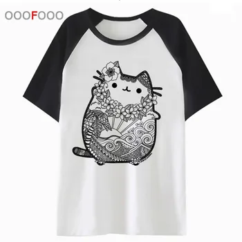 

pusheen t shirt top hip harajuku streetwear men t-shirt male funny for hop tshirt clothing tee PNN775
