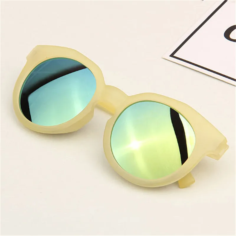 Fashion Candy Color Sunglasses Kids Anti-UV Polarized Sun Glasses for Children Boys Girls Travel Goggles Baby Sun-Shading