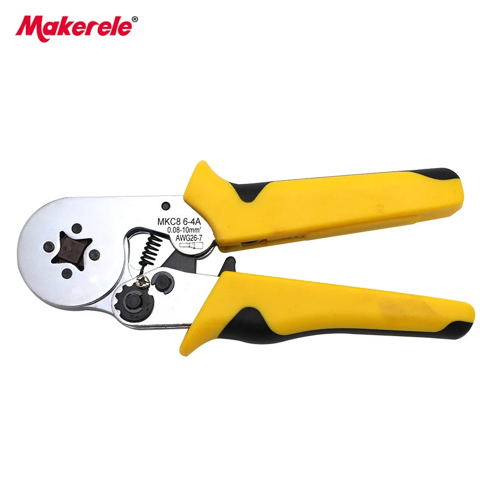 

HMC8 6-4 mini-type self-adjustable pin terminal crimping tool 0.25-6mm2 wire terminal tools for copper crimping tools