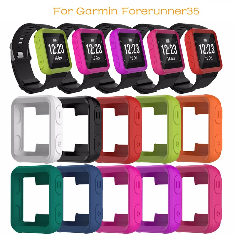 

New Sport Ultra-Slim Protected Silicon Watch Case Cover For Garmin Forerunner 35