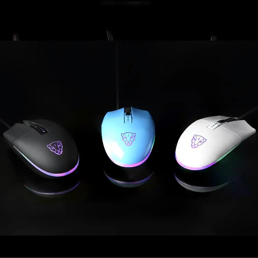 Проводная игровая мышь E sports 4 скорости переключения DPI 6400 кадров/сек RGB мыши с