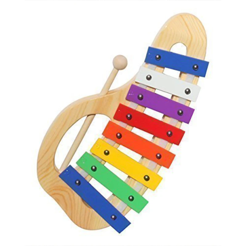 Купить Неограниченный Glockenspiel ксилофон, ручной работы точность настроенный музыкальный инструмент включает в себя прочный деревянный молоток
