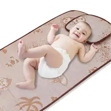 Распродажа, 2 шт., детский летний крутой спальный коврик для новорожденных, детский коврик для кровати, набор подушек