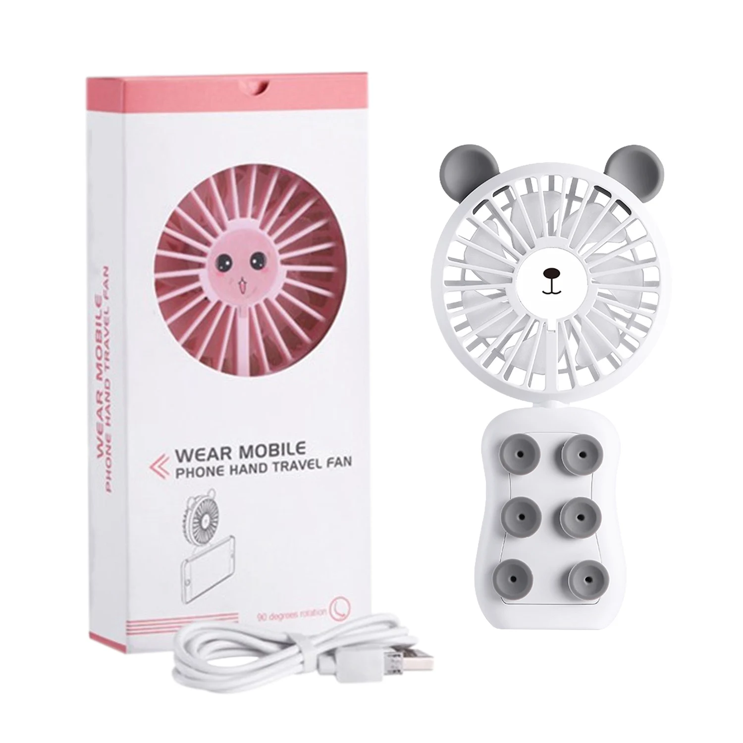 

Mini Handheld Fan,Personal Portable Desk Stroller Table Fan Cute Small Cooling Foldable Electric Fan For Office Room Outdoor H