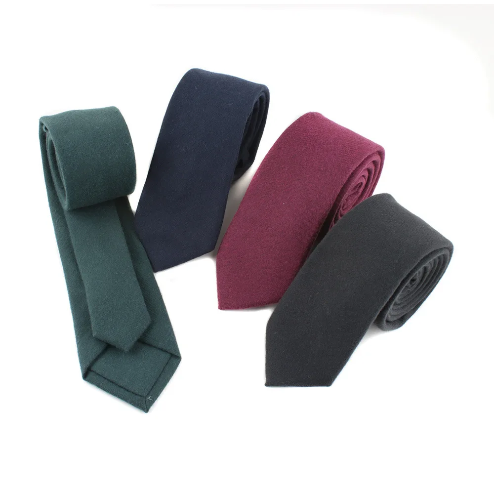 

Neck Ties for Mens Solid Color Black Necktie Casual Business Marriage Neck Ties for Wedding Party Cravat