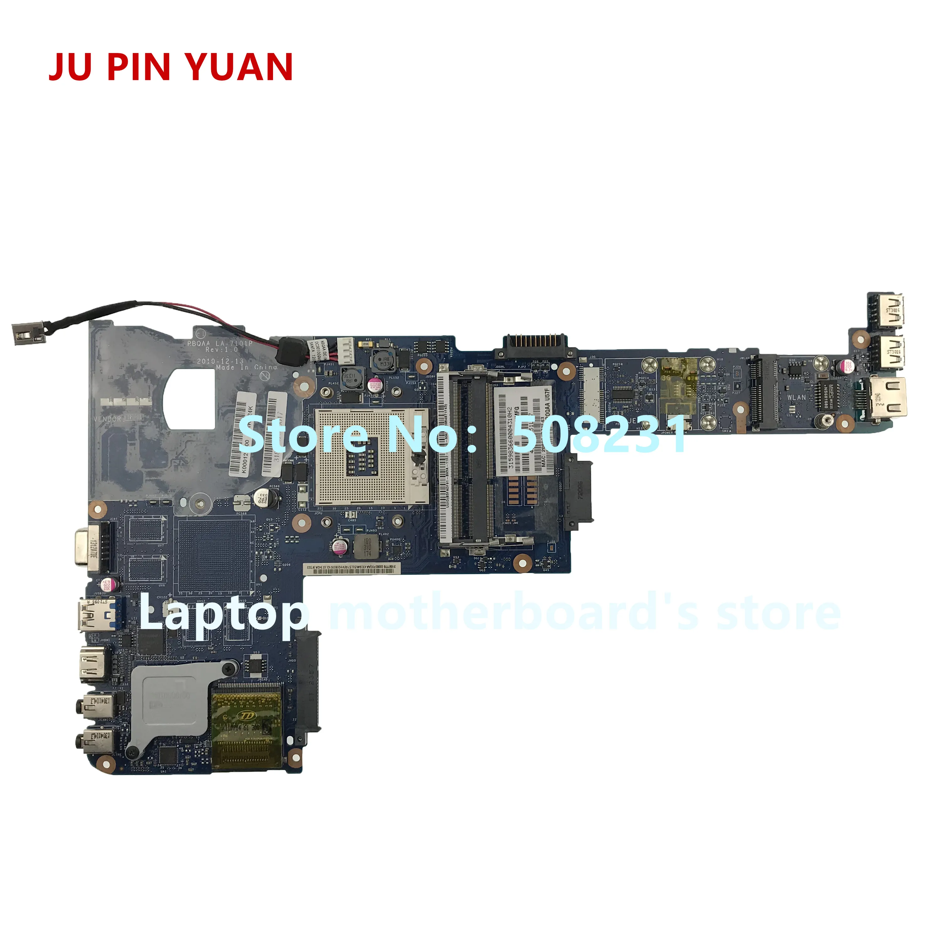

K000123400 LA-7101P Mainboard For Toshiba Satellite P700 P740 P745 Laptop Motherboard Fully Tested