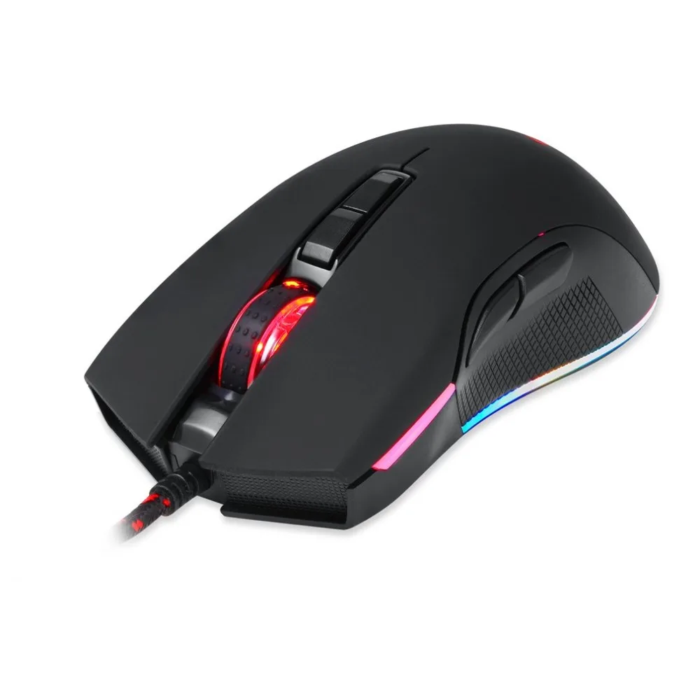 

Motospeed V70 12000DPI USB Wired Gaming Mouse RGB Cool Backlight Adjustment Ergonomic Gamer Game Mice for PC Laptop